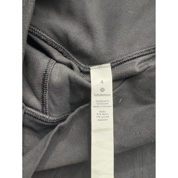 Lululemon Black Align Jogger Pants Womens Size 4 Yoga Athletic Workout - Picture 3 of 5